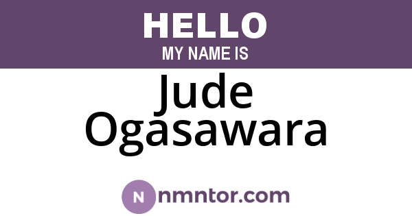Jude Ogasawara