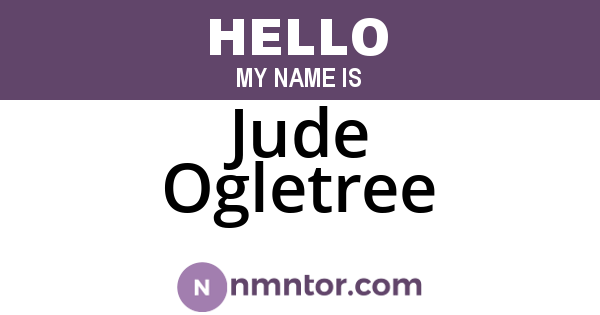 Jude Ogletree