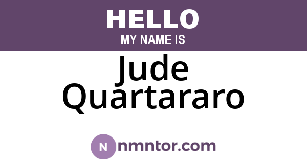 Jude Quartararo