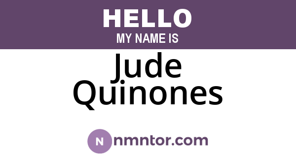 Jude Quinones