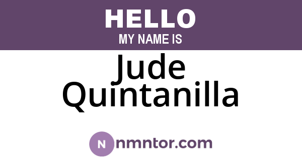 Jude Quintanilla