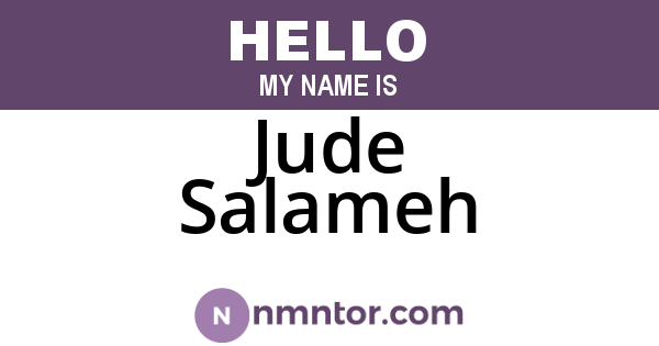 Jude Salameh