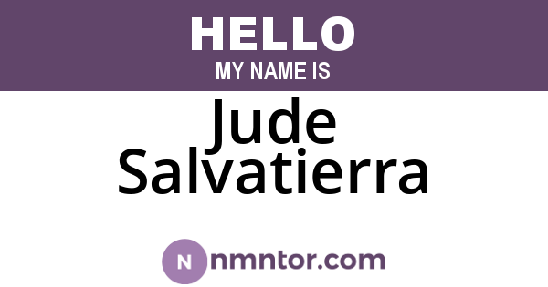 Jude Salvatierra