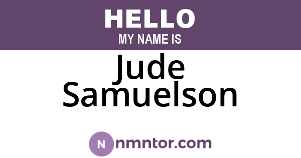 Jude Samuelson
