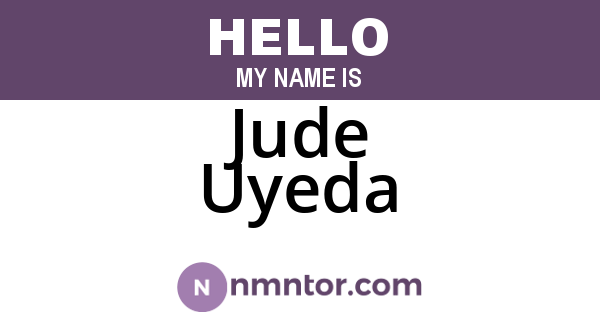 Jude Uyeda