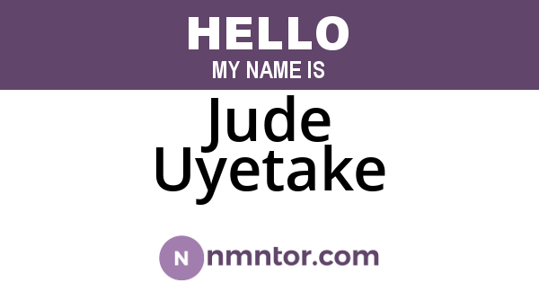 Jude Uyetake