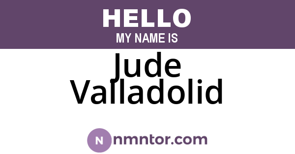 Jude Valladolid