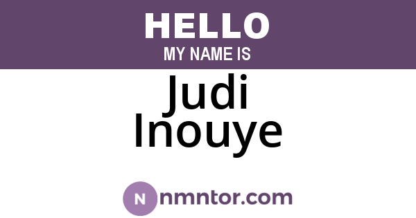 Judi Inouye