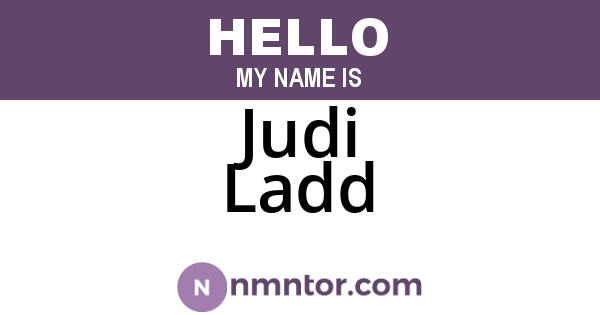 Judi Ladd