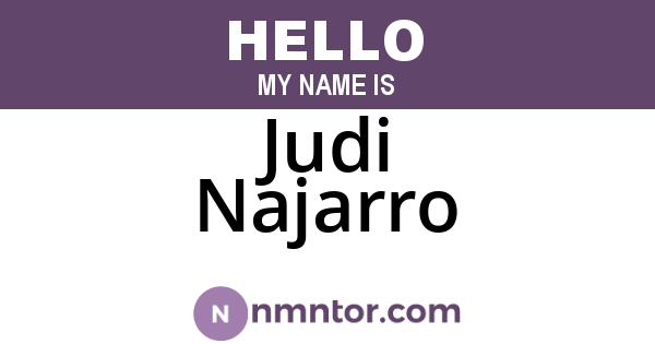 Judi Najarro