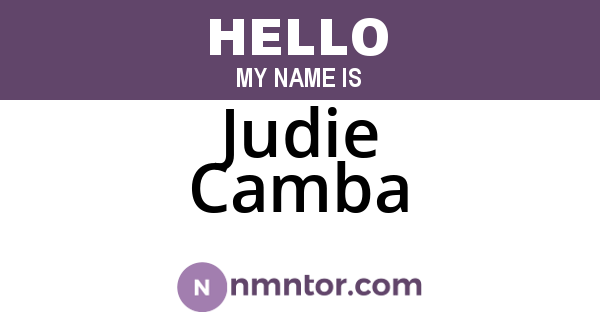 Judie Camba