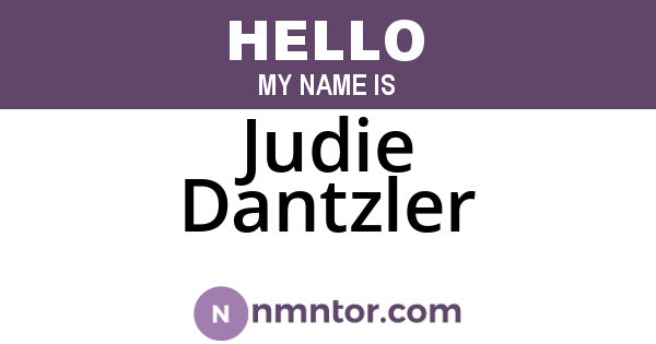 Judie Dantzler