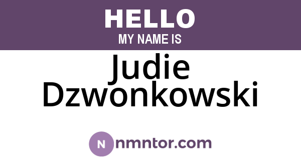 Judie Dzwonkowski