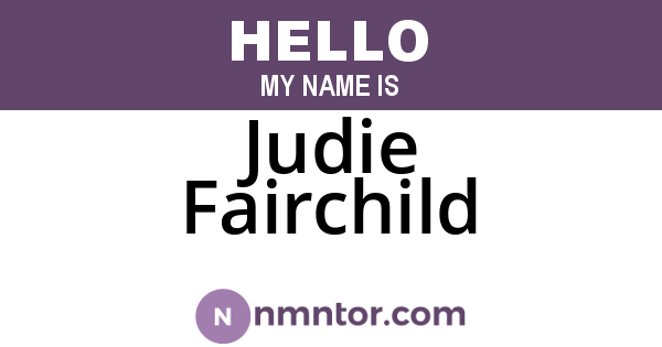 Judie Fairchild