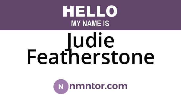 Judie Featherstone