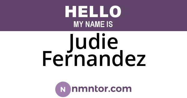 Judie Fernandez