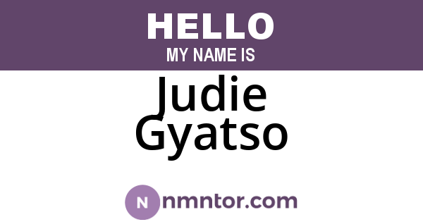 Judie Gyatso
