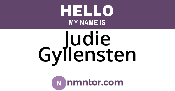 Judie Gyllensten