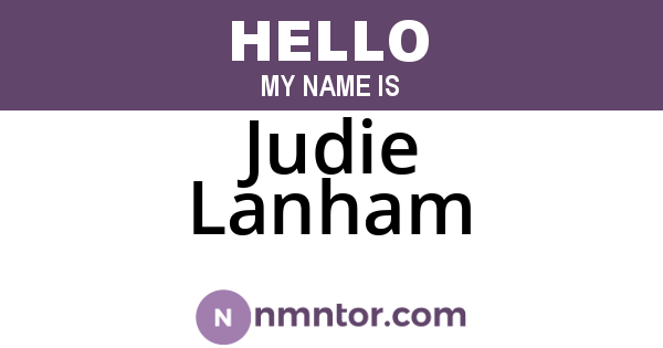 Judie Lanham