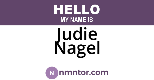 Judie Nagel