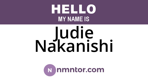 Judie Nakanishi