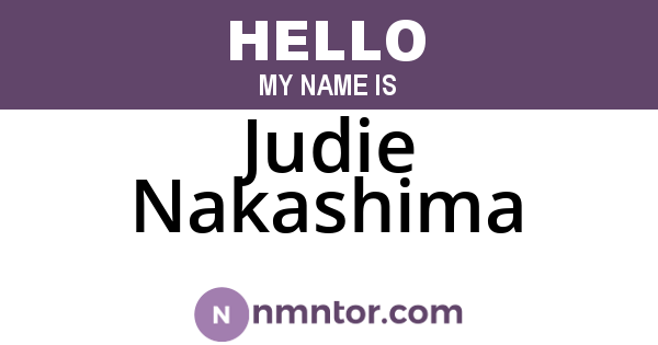 Judie Nakashima