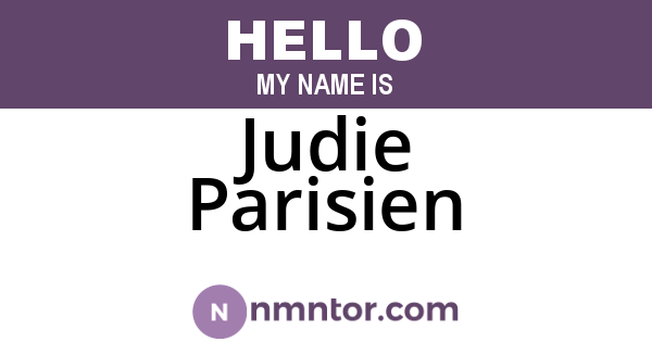 Judie Parisien