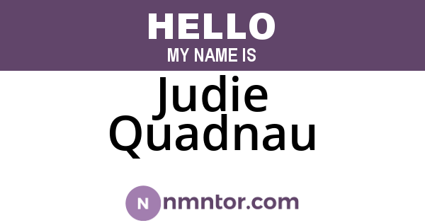 Judie Quadnau