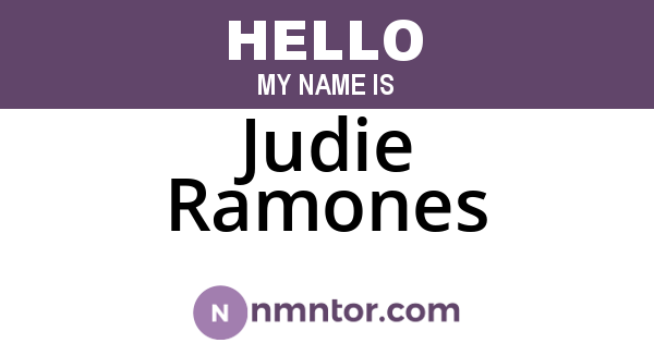 Judie Ramones