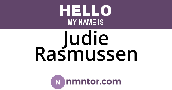Judie Rasmussen