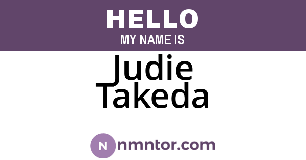 Judie Takeda