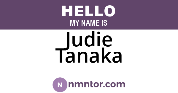Judie Tanaka