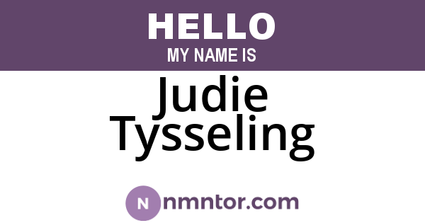 Judie Tysseling
