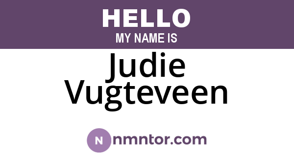 Judie Vugteveen