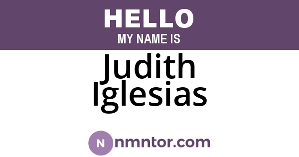 Judith Iglesias