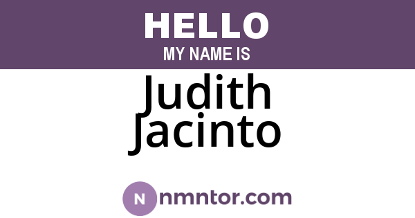 Judith Jacinto