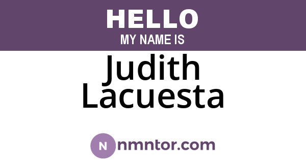 Judith Lacuesta