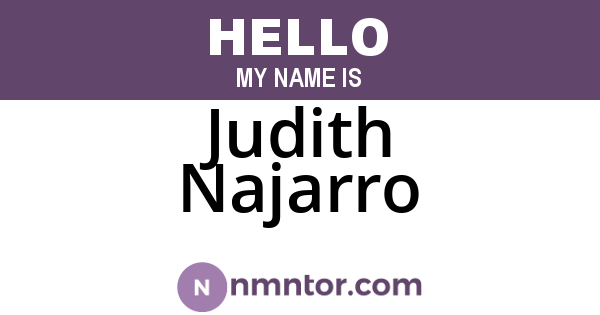 Judith Najarro