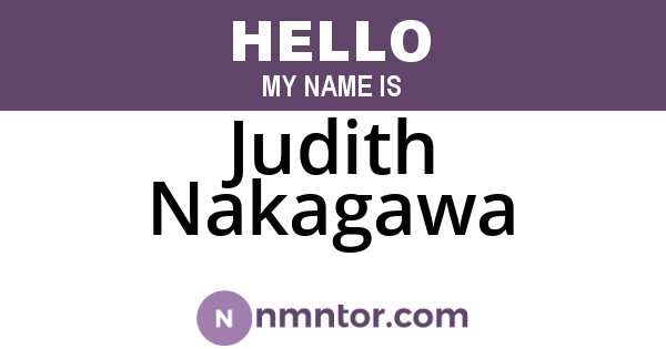 Judith Nakagawa