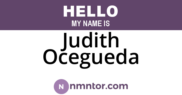 Judith Ocegueda