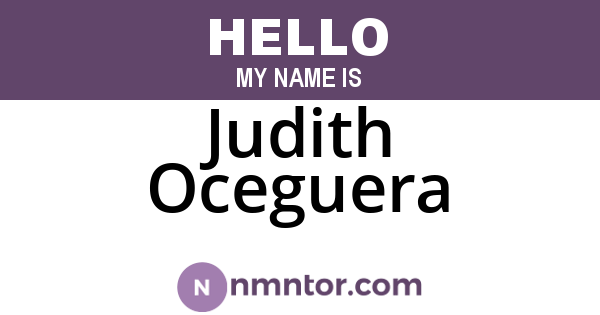 Judith Oceguera