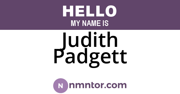 Judith Padgett