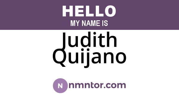 Judith Quijano