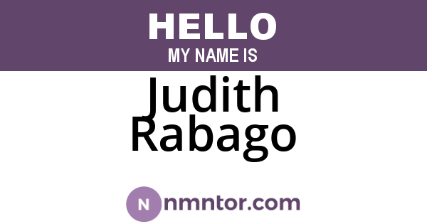 Judith Rabago
