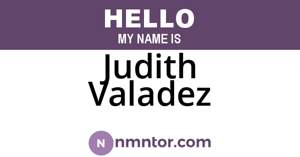 Judith Valadez