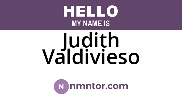 Judith Valdivieso