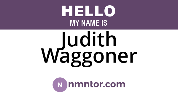 Judith Waggoner