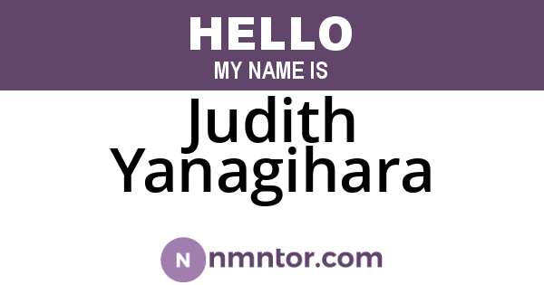 Judith Yanagihara