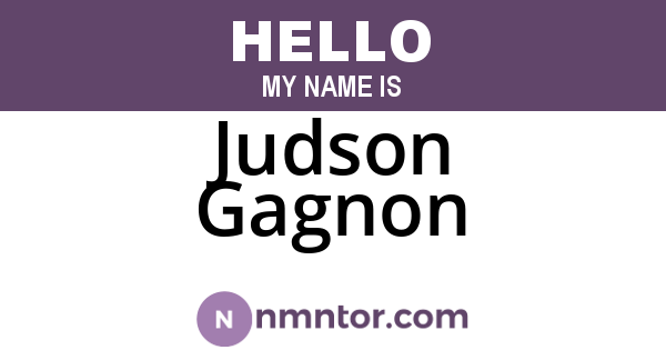 Judson Gagnon