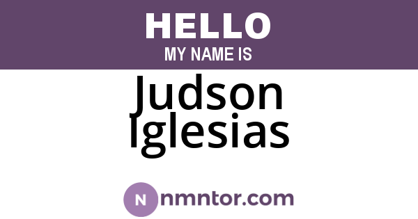 Judson Iglesias